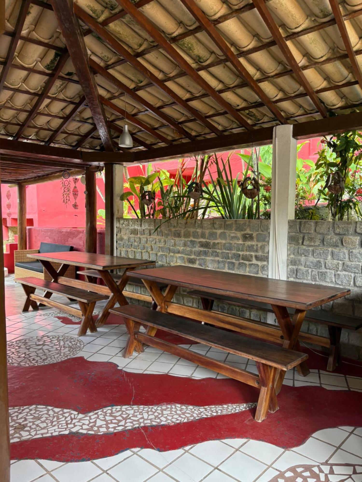 Novos Baianos Hostel E Pousada ปอร์โตเซกูโร ภายนอก รูปภาพ