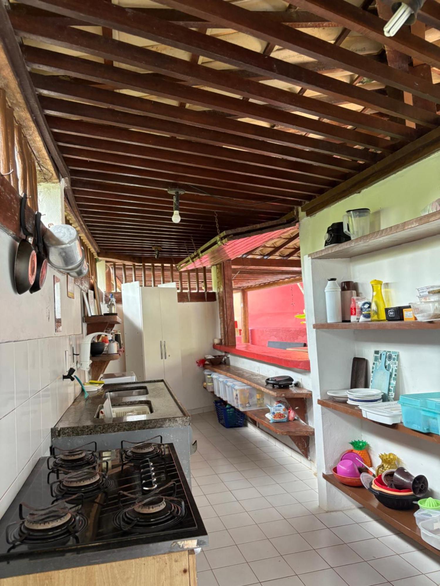 Novos Baianos Hostel E Pousada ปอร์โตเซกูโร ภายนอก รูปภาพ